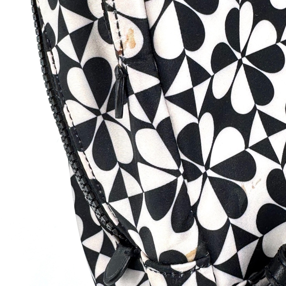 Kate Spade Karissa Clover/Spade Geo Nylon Large Backpack - Picture 12 of 14